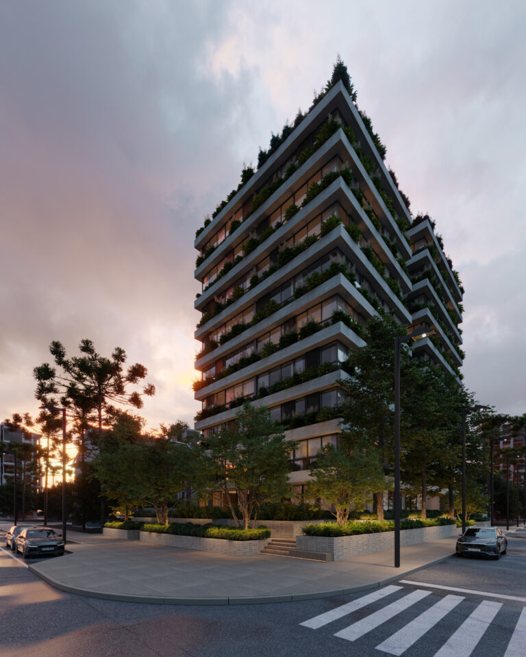 Apartment 3D rendering