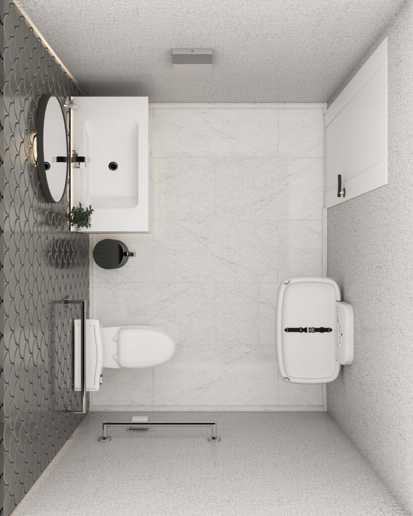 3D floor plan visualization