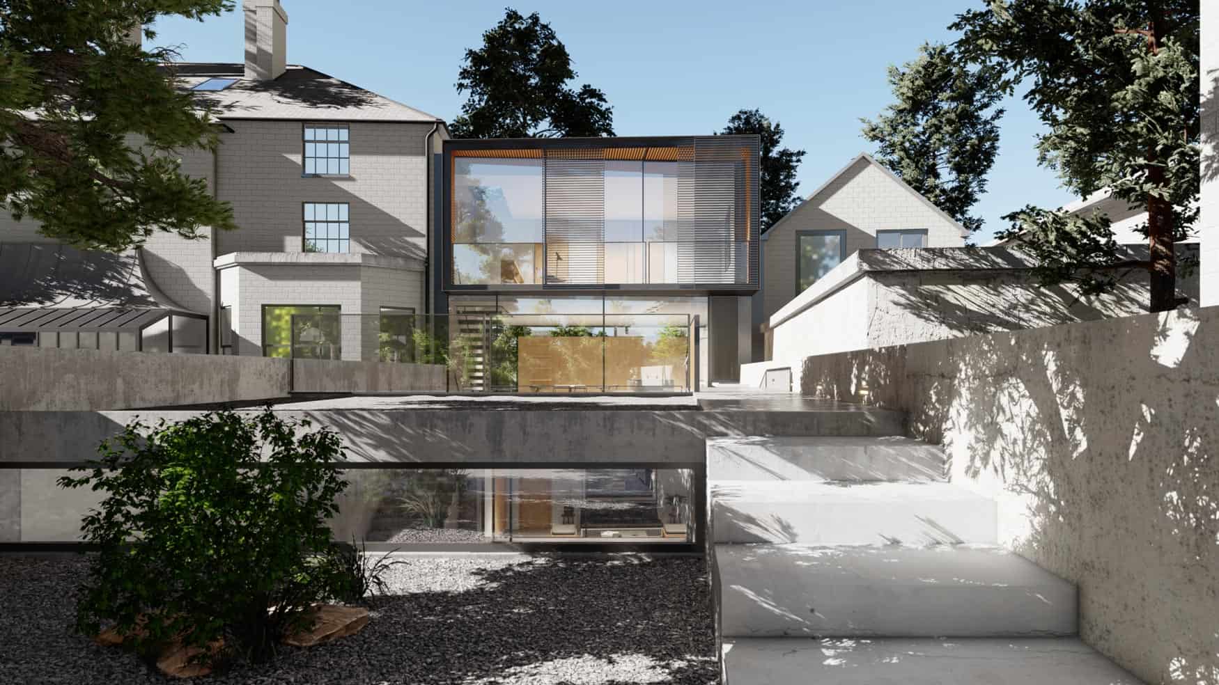 reasonable 3d house rendering