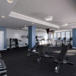 Interior Design Renderings for a gym - Archviztech Vancouver