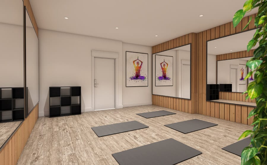Case Study: Yoga Studio 3d Visualization, Archviztech