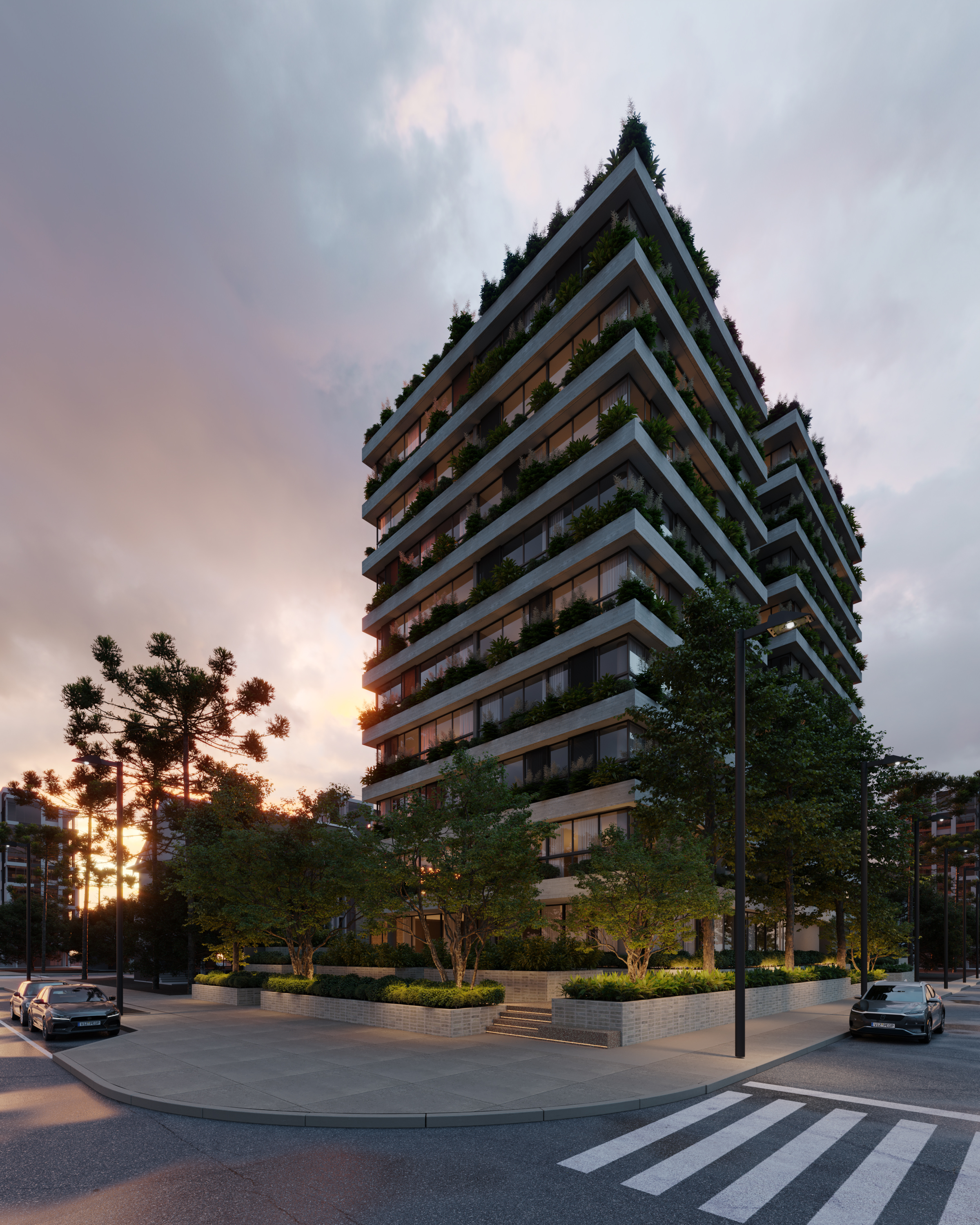 Apartment 3D rendering