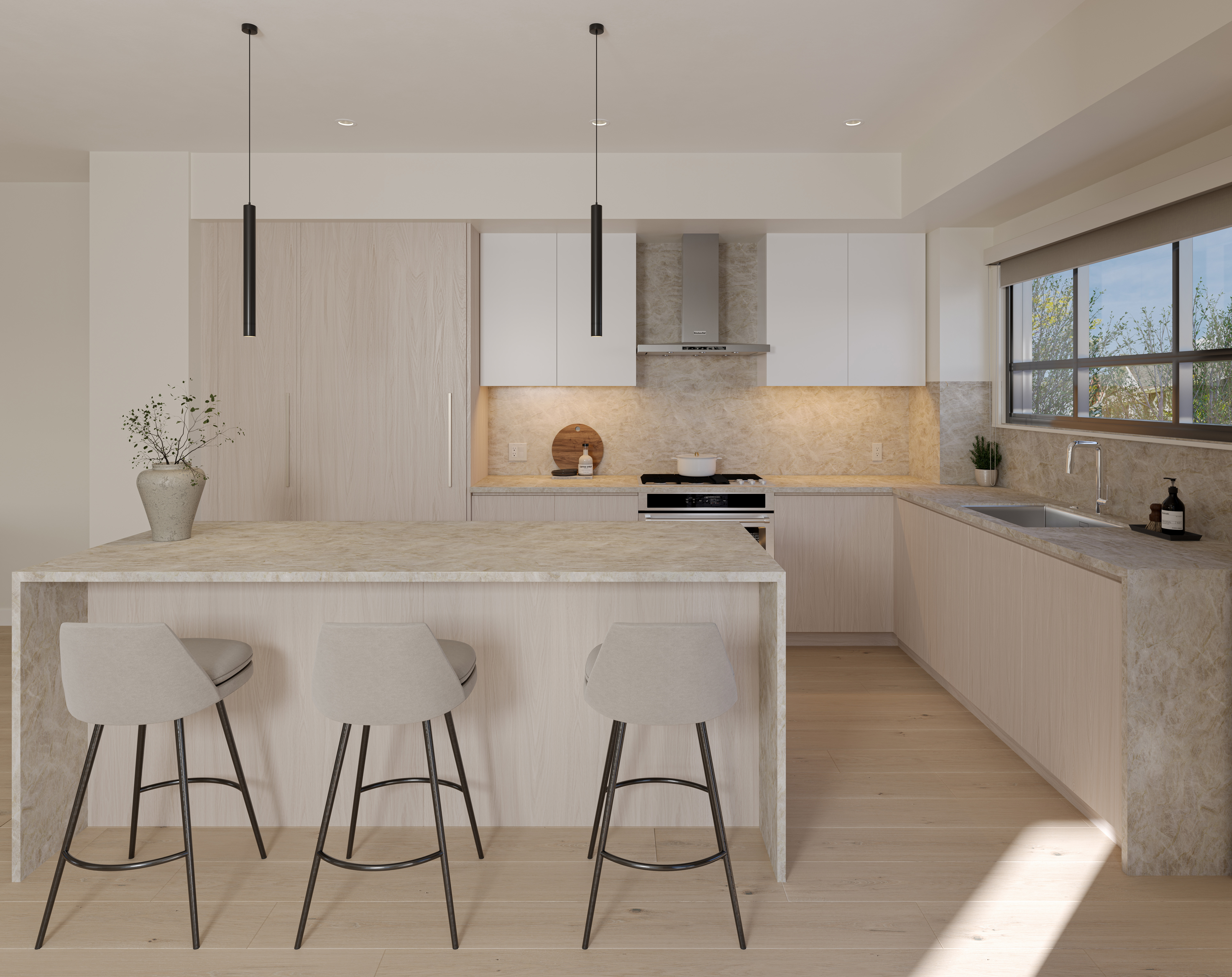 Kitchen 3D Rendering